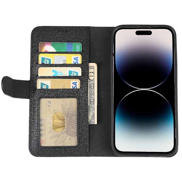 Mobilskal i toppnarvläder för iPhone 14 Pro
