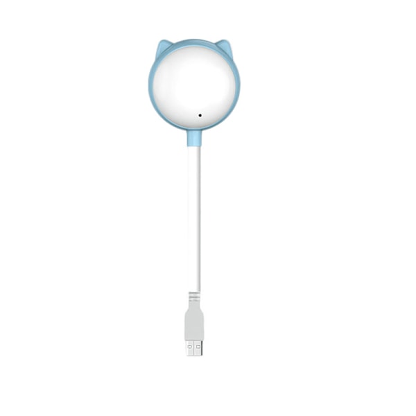 Kunstig intelligens stemmestyrt liten nattlampe blue