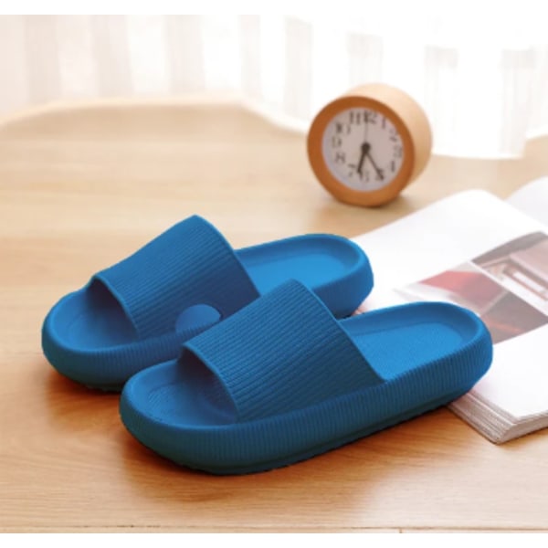 Damesko Hjemmesko Sommer Blød Sål Sandaler Skridsikre Sko blue