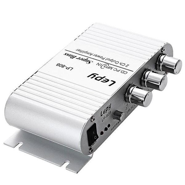 Lepy LP-808 12V MiNi Kannettava Langallinen HiFi Vahvistin Kotiin Autoon Puhelimeen