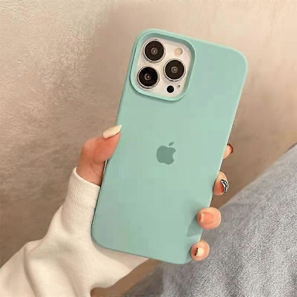 För Apple iPhone 14 PRO MAX (6.7) Flytande Silikon Skal