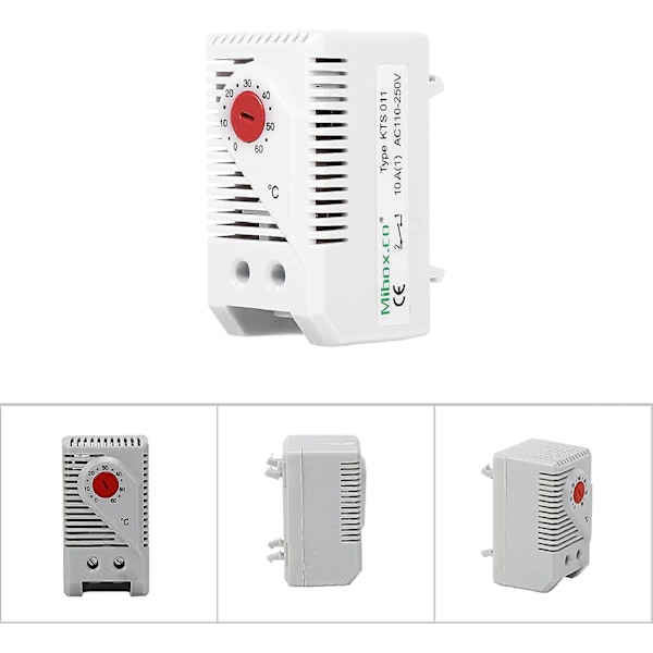 Justerbar kompakt elektrisk mekanisk termostat 0-60 °C