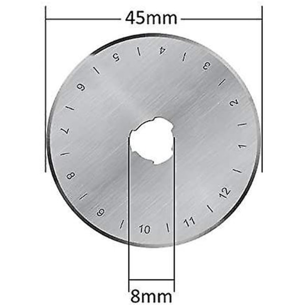 10 stk. roterende blader med 45 mm erstatningsblader