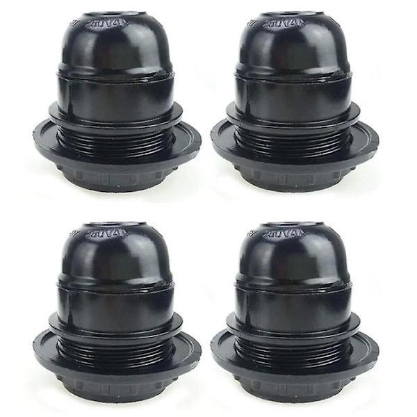 4 st E27 Sockel Glödlampor 250v 4a Plast Glödlampa Sockel