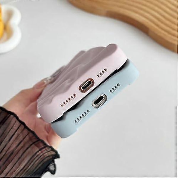 Caseative Skal för iPhone 15 Pro Max, Vattenvågsmönster Kompatibelt med iPhone Skal