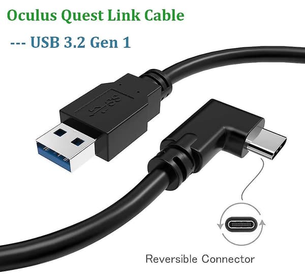 Quest Link-kabel 16ft/5m Link-kabel Høj Hastighed Dataoverførsel