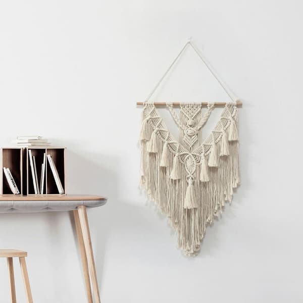 Veggteppe Veggdekor Boho Chic Boho Vevd Husdekor