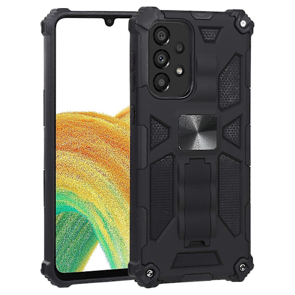 Stöttåligt TPU + PC Magnetiskt Skyddsfodral med Hållare för Samsung Galaxy A33 5G