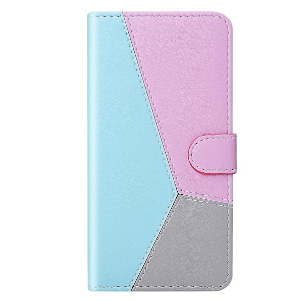 Tricolor PU-fodral för iPhone 15 Pro Max