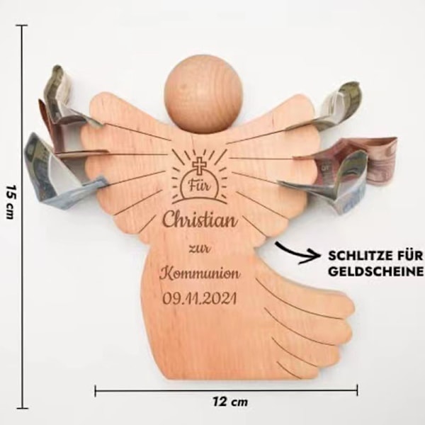 Engel Ornament Bokstaveringsmønster Kreativt Skrivebordsornament