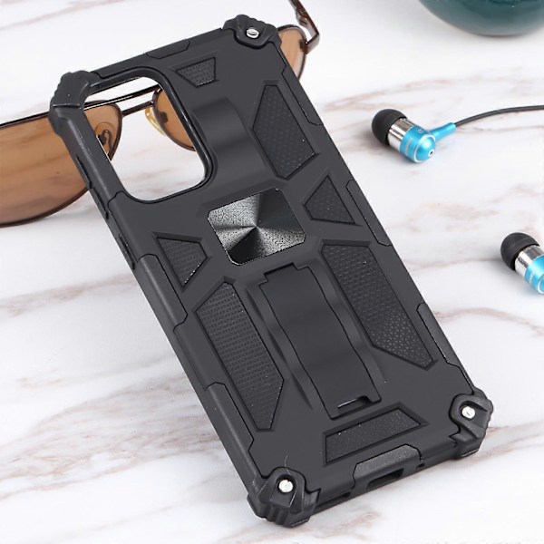 Stöttåligt TPU + PC Magnetiskt Skyddsfodral med Hållare för Samsung Galaxy A33 5G