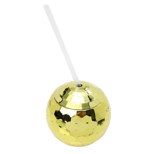 Discokula-kopp, Glittrande Bollkopp, Cocktailkopp, Glittrande gold