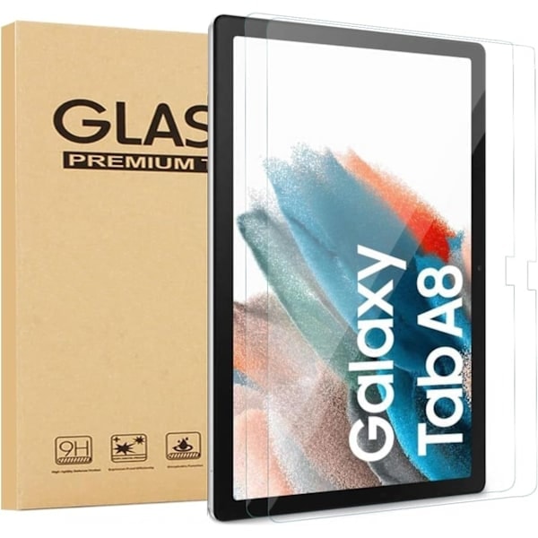 2 kpl Samsung Galaxy Tab A8 10.5 (2021) karkaistu lasi näytönsuoja