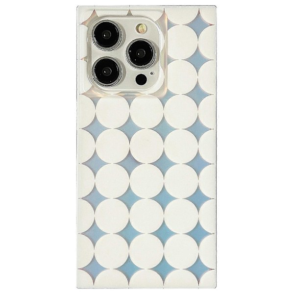 Matt deksel med laser-prikker for iPhone 15 Pro, TPU-telefondeksel