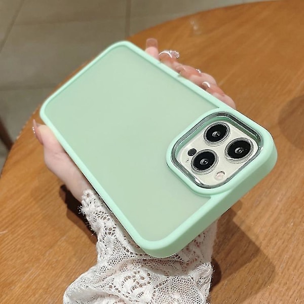 Til Iphone 15 Pro Max Skjold Hud Følelse Pc + Tpu Telefon Cover