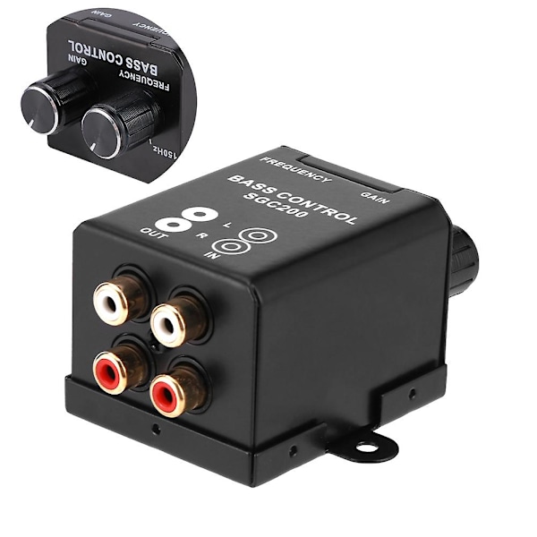 Kätevä auton audio vahvistimen subwooferin äänenvoimakkuuden bassonsäätö
