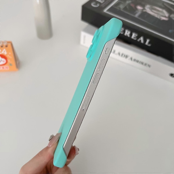 iPhone 14 Pro Max -kotelo aaltopahvin tekstuurilla, kehyksetön kova PC-puhelinkuori