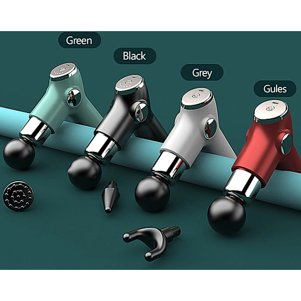 Muskelterapi-enhed til atleter, kropsmuskelmassager black