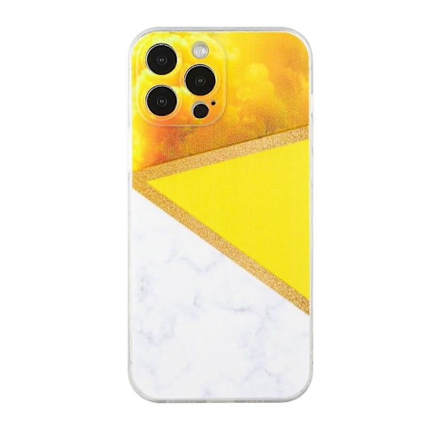 Søm Marmor TPU Telefondeksel For iPhone 14 Pro Max