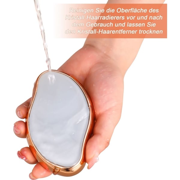 Golden Epilator Crystal Nano Epilator Smärtfri Hårfjerning