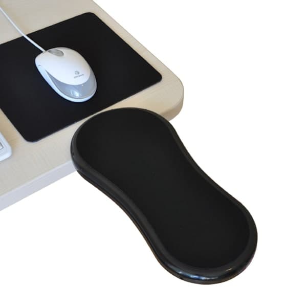 Ergonomisk Armlene for Skrivebord, Håndleddsstøtte for Tastatur, Musematte, Håndleddsstøttepute i Memory Foam for Datamaskin, Laptop, Arbeid, Gaming (2 stk)