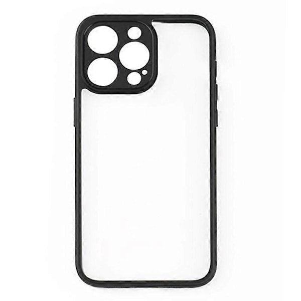 For iPhone 15 Pro Max Deksel Slim-Fit TPU+PC Klar Beskyttelse Støvtett Telefon Shell