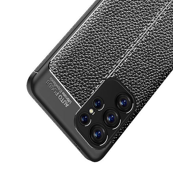 Samsung Galaxy S23 Ultra 5g Litsi-kuvioitu iskunkestävä TPU-puhelinkotelo