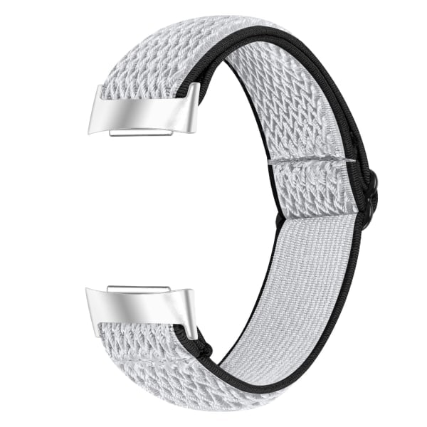 Fitbit Charge 5 ranneke Nylon Harmaa/Musta