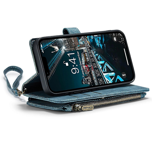Til iPhone 14 Plus CaseMe C30 Multifunktionelt Telefon Læder Etui