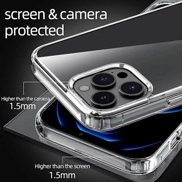 Akrylskal med rymdmotiv för iPhone 14 Plus