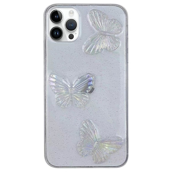 Fjäril TPU Skal för iPhone 15 Pro