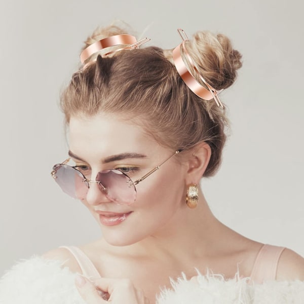 4 stk hårklipp, retro elegante hårklipp