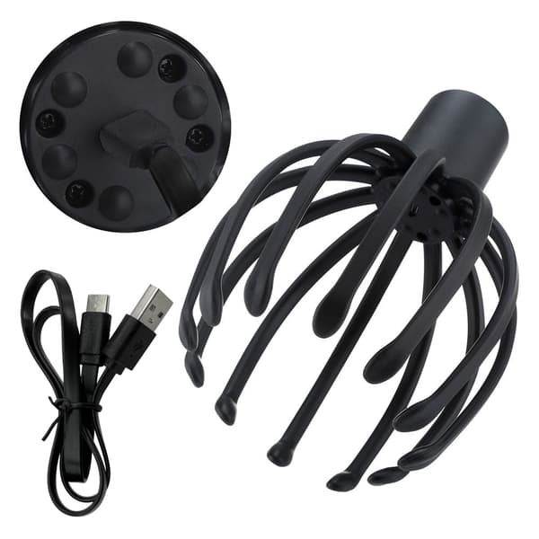 Elektrisk Huvudmassage Bläckfisk Klor Scalp Massager