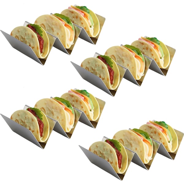 Kreativt pandekagestativ i rustfrit stål Taco Spring Roll Stativ
