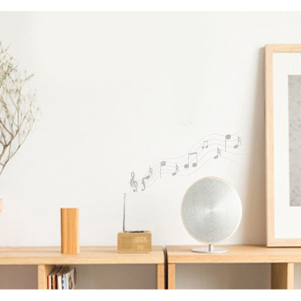 Digital radio i trä, väckarklocka 165 × 90 × 45 mm