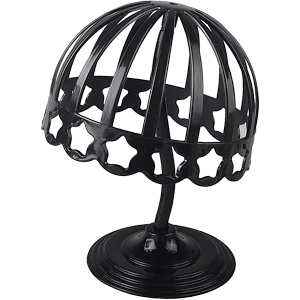 Plastbarnshatt Peruk Stativ 52cm Svart
