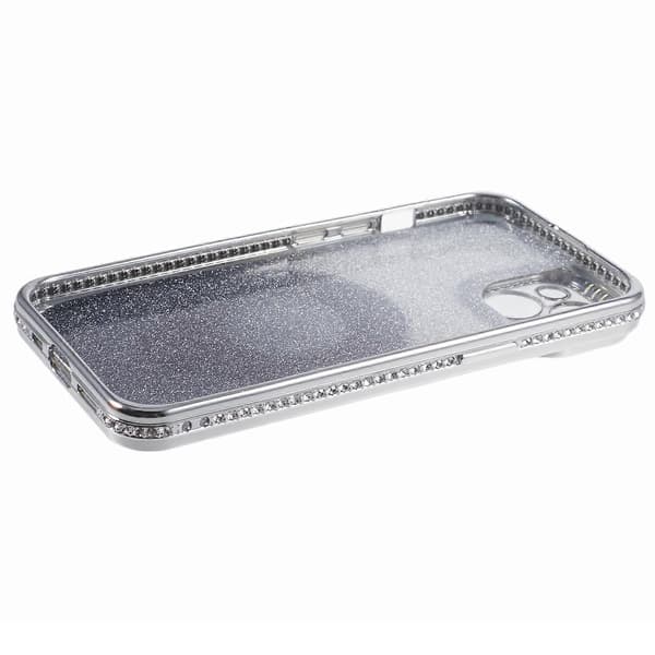 Kickstand-deksel til iPhone 13 med Rhinestone-dekor og Gradient TPU-telefondeksel