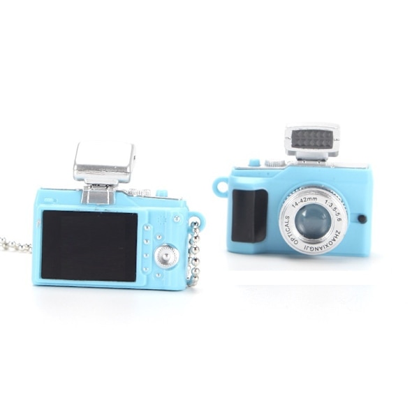 Luova retro hehkuva kamera riippuva LED-valo blue