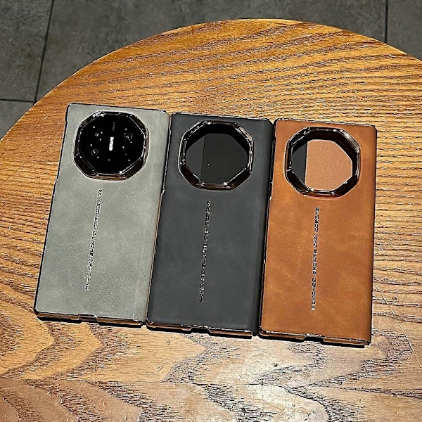 Til Huawei Mate XT Ultimate Case Fåreskind Læder+PC Telefon Cover