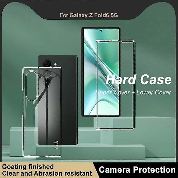 Kirkas puhelinkotelo Samsung Galaxy Z Fold6 -puhelimelle