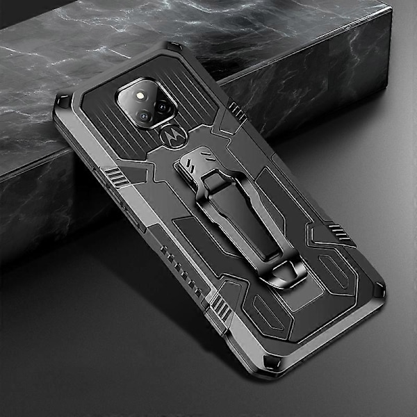 Motorola Moto G Play -puhelimelle tarkoitettu Machine Armor Warrior -iskunkestävä PC + TPU -suojakotelo