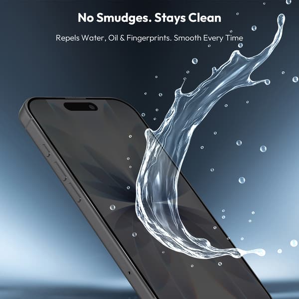 2-pack iPhone 17 Sekretess Skärmskydd - Härdat Glas | [Automatisk Installation] - Bubbelfritt iPhone 17 iPhone 17