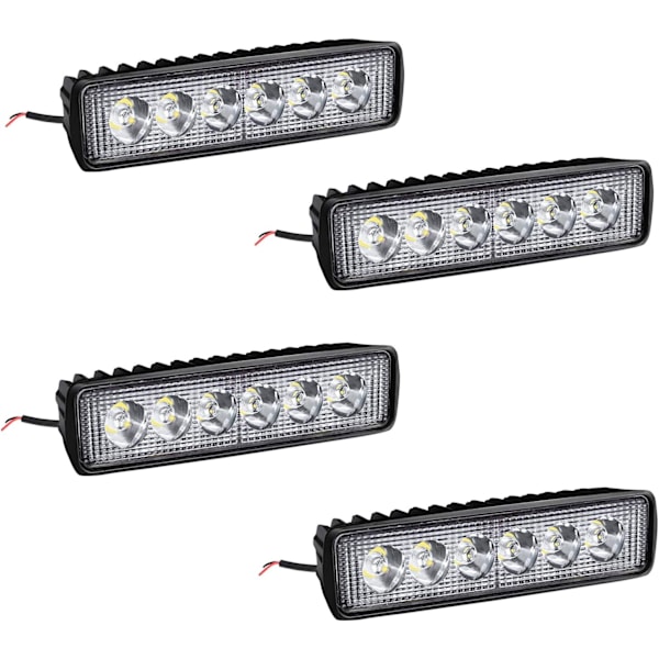 4 x 18W LED arbeidslys, LED ekstra frontlykter