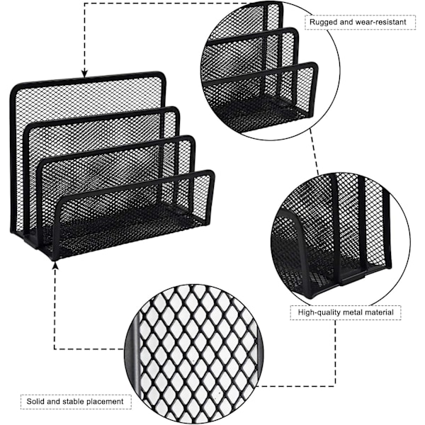 Metal Brevholder, Katalogsamler med 3 Rum