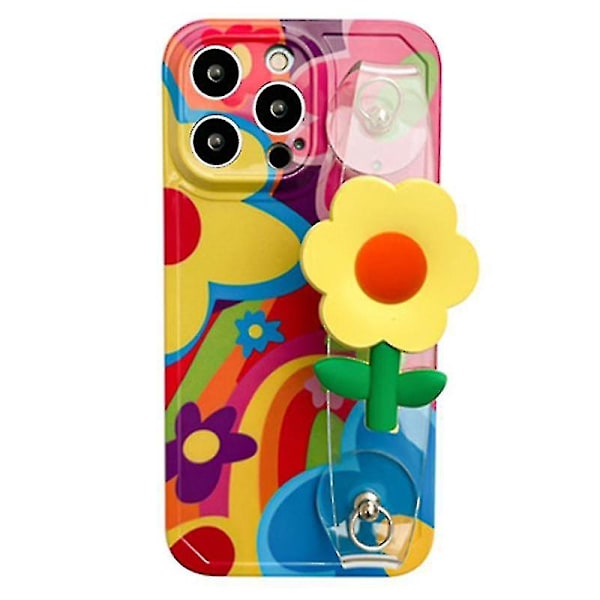 iPhone 13 Pro Max TPU-puhelinkuori, läpinäkyvä rannekoru, kuvioitu puhelinkotelo