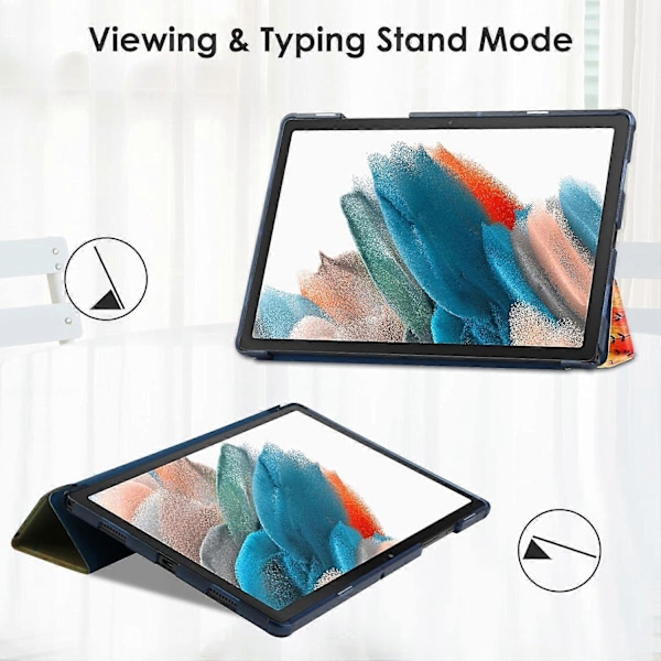 Fodral Kompatibelt med Samsung Galaxy S7/S8/11\" Tablet Läder Slim Genomskinligt Hårt Fodral AVCE Ställ Skyddande Skal för 11'' Samsung Galaxy S7/S8 11''