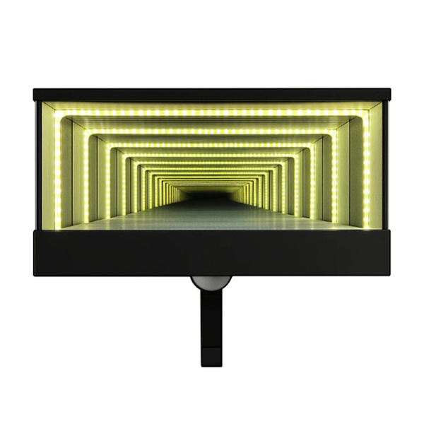 Infinitys LED Garage Nøgleholder Vægmontering LED Modelbil Displayboks Bilnøgleholder Organizer Med LED Lys Sort