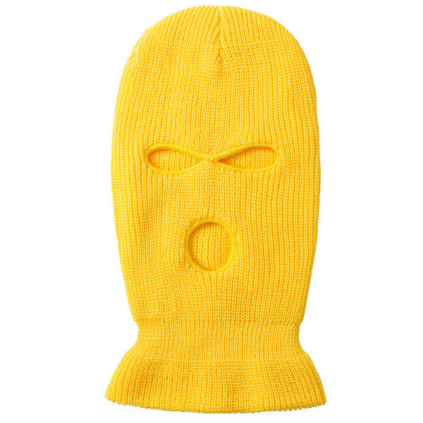 Neon Pink Balaclava Hiihtosuojain yellow