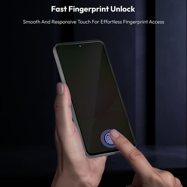 Samsung A56 Sekretess Skärmskydd 2-pack - Härdat Glas | [Auto Install] - Linsskyddsfodral