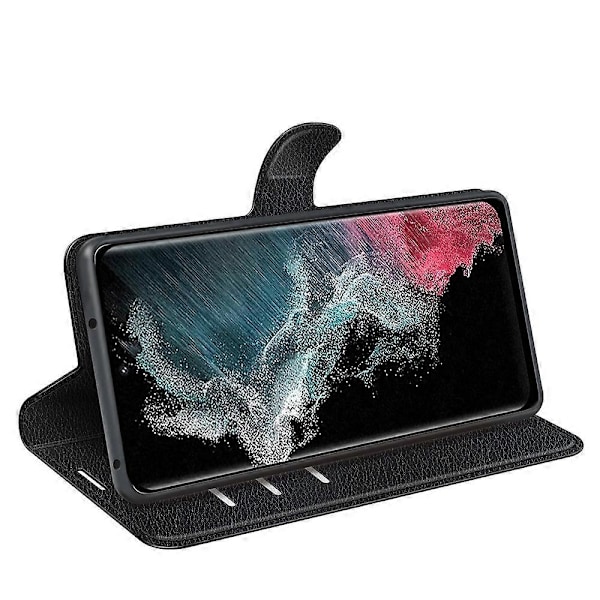 Telefoncover, Samsung Galaxy S23 Ultra Læder Flip Cover